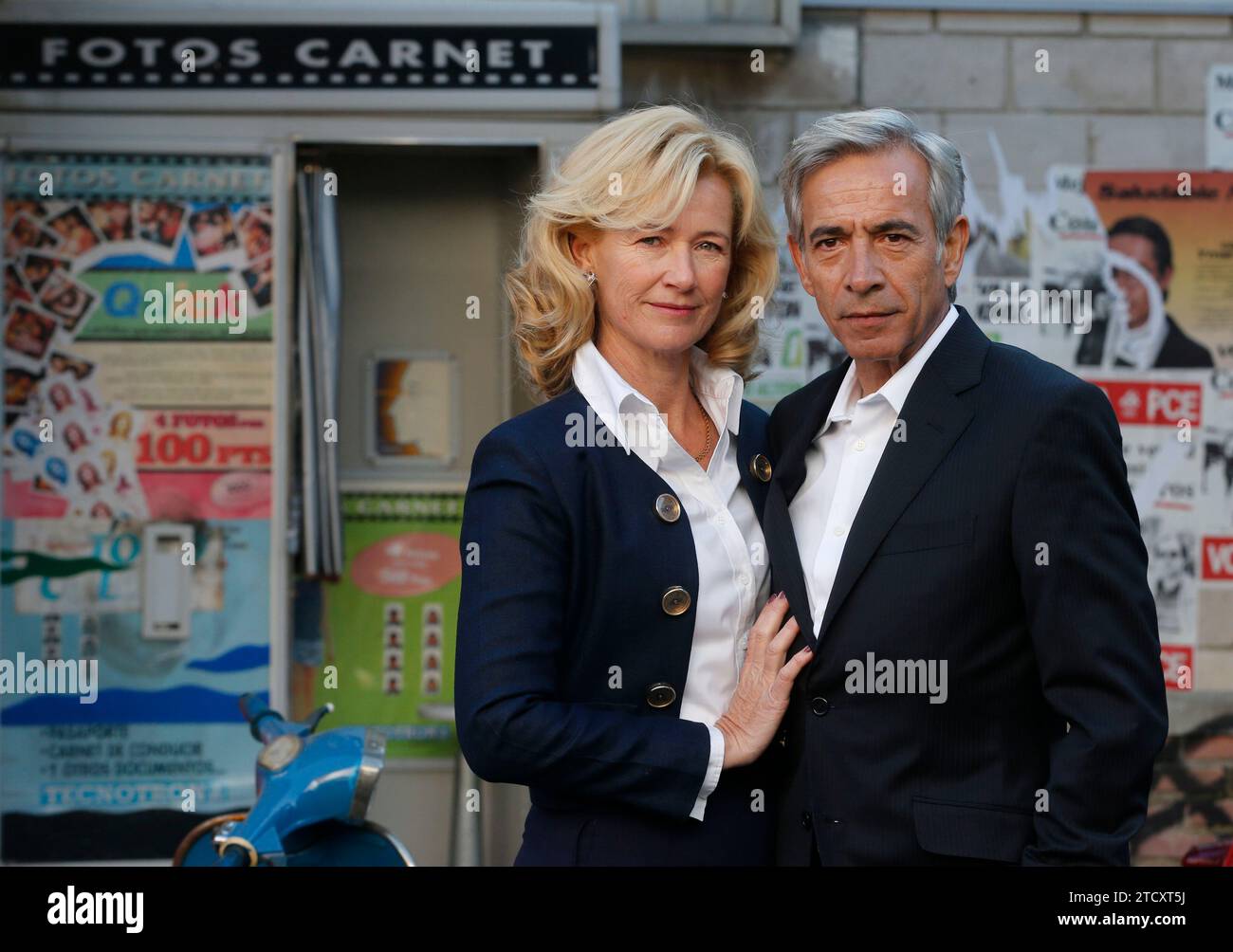 Madrid, 01/07/2015. Press conference presentation of the new season of the series: 'Tell me how it happened', starring the Alcántara family with Imanol Arias, Ana Duato, Juan Echanove, María Galiana, Pablo Rivero and Ricardo Gómez among other actors. Photo: Jaime García. ARCHDC. Credit: Album / Archivo ABC / Jaime García Stock Photo