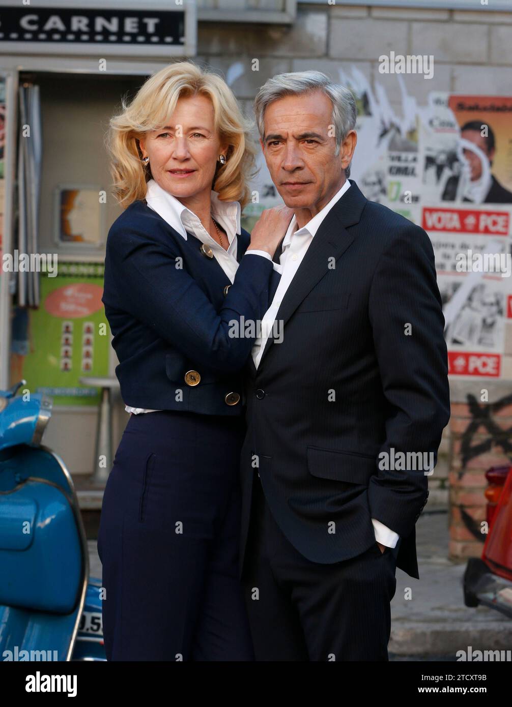 Madrid, 01/07/2015. Press conference presentation of the new season of the series: 'Tell me how it happened', starring the Alcántara family with Imanol Arias, Ana Duato, Juan Echanove, María Galiana, Pablo Rivero and Ricardo Gómez among other actors. Photo: Jaime García. ARCHDC. Credit: Album / Archivo ABC / Jaime García Stock Photo