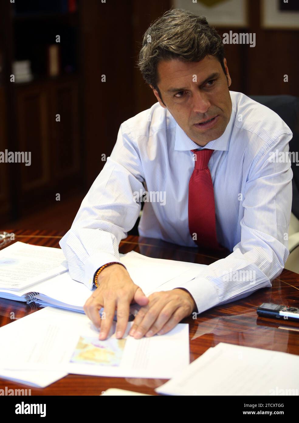 madrid, 6-3-2014.-interview with enrique hernandez bento, undersecretary of energy.-photo ernesto acute.archdc. Credit: Album / Archivo ABC / Ernesto Agudo Stock Photo