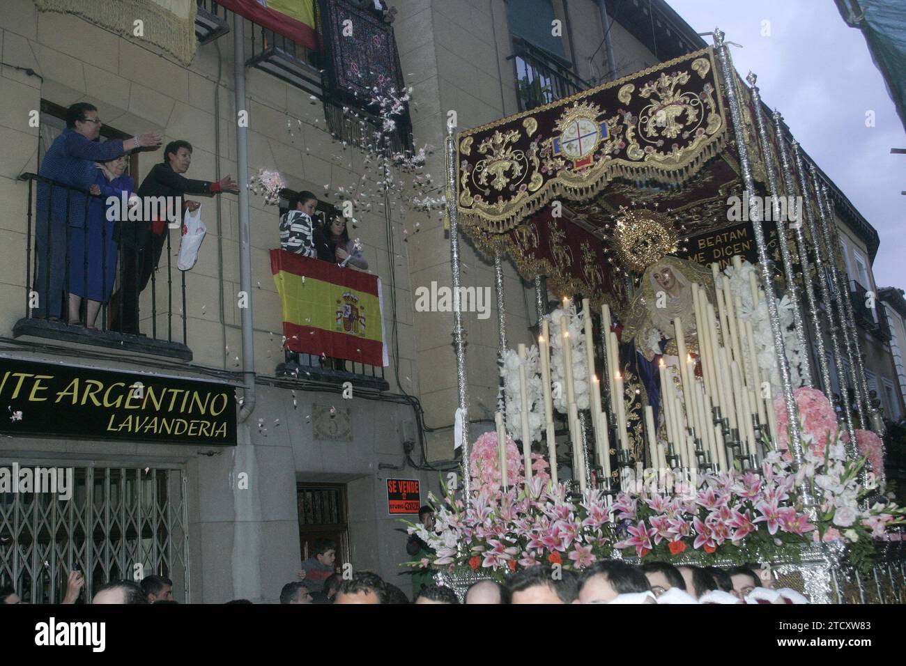Madrid, 04/09/2009. Procession of Our Father Jesus Nazarene 'The Poor' and Mary Most Holy of the Sweet Name. Photo: Daniel G. López ....archdc. Credit: Album / Archivo ABC / Daniel G. López Stock Photo