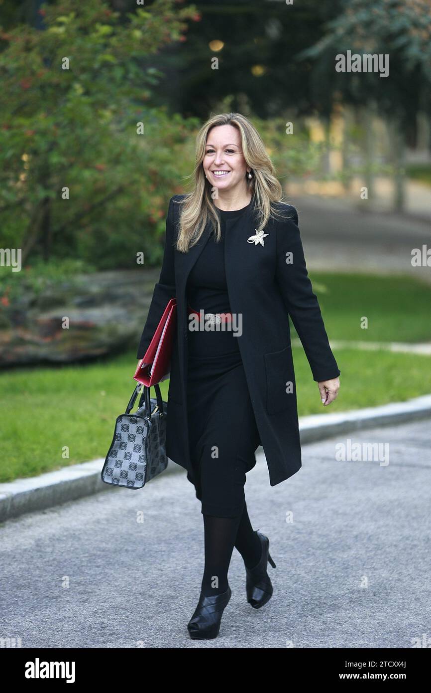 Madrid 10-22-2010 photo of the New Members of the Council of Ministers of the government of Jose Luis Rodriguez Zapatero before the Council Meeting photo Jaime Garcia Archdc in the image trinidad Jimenez. Credit: Album / Archivo ABC / Jaime García Stock Photo