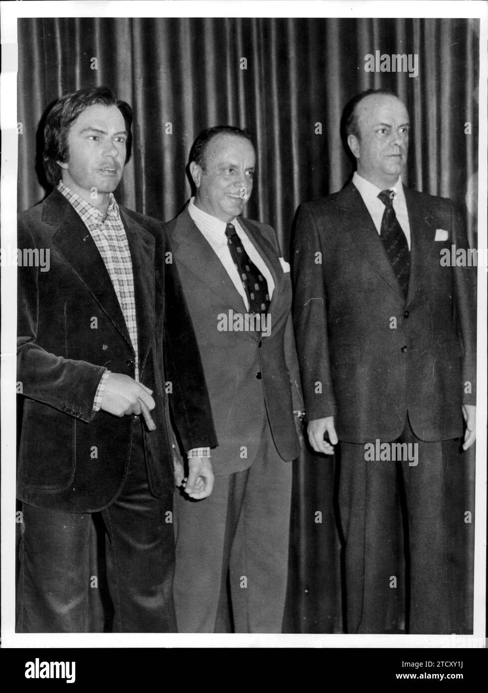 09/25/1978. Don Manuel fraga in the wax museum. Credit Album / Archivo