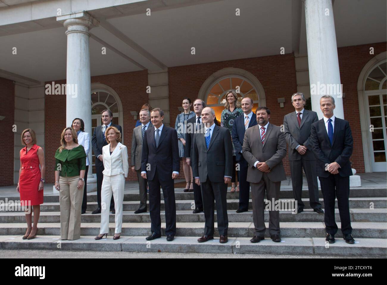 07/22/2011 Madrid, Moncloa Palace. Jose Luis Rodriguez Zapatero presents his new government after the departure of Rubalcaba Photo, Isabel Permuy ARCHDC. Credit: Album / Archivo ABC / Isabel B Permuy Stock Photo