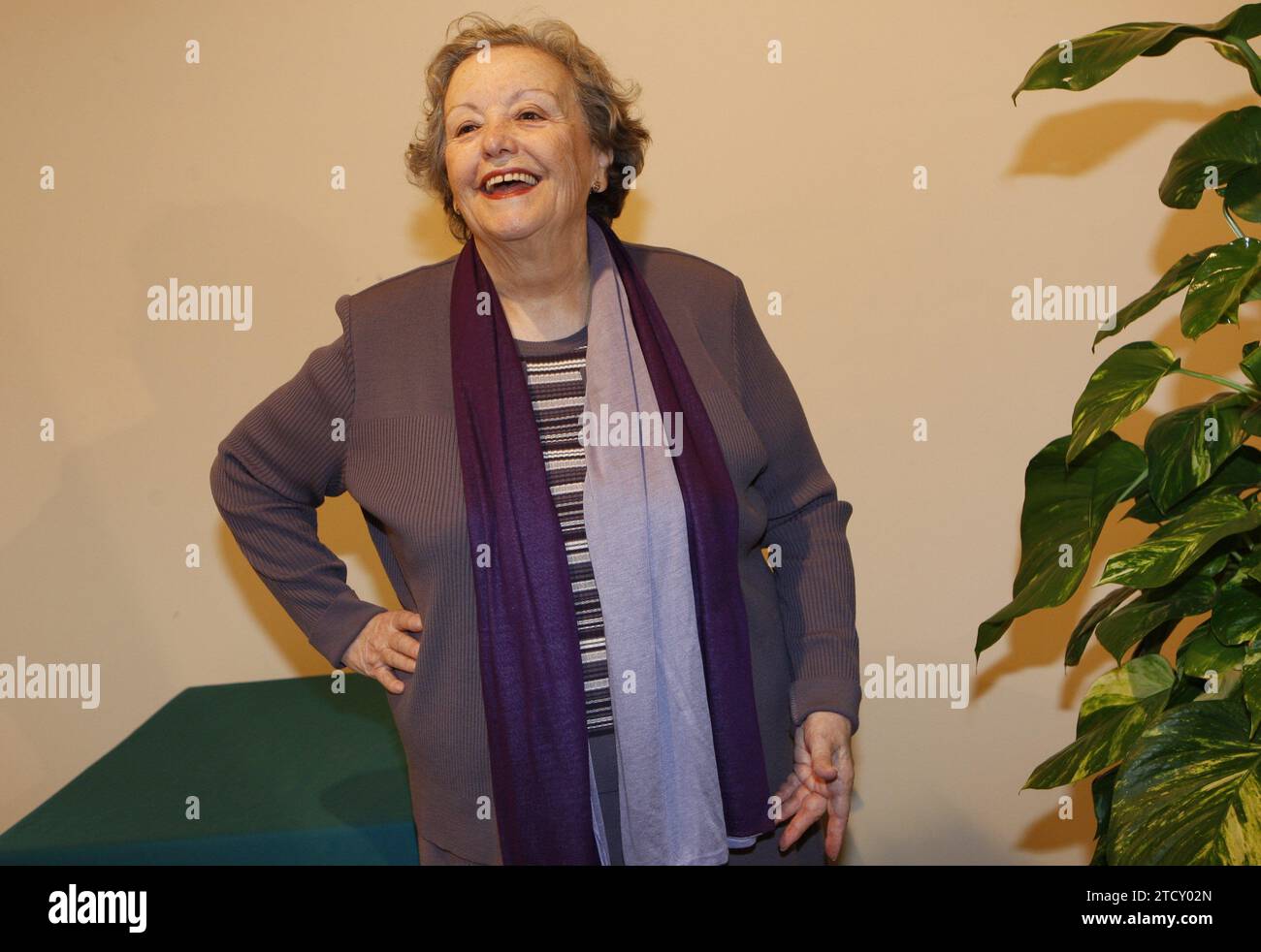 Madrid, 02/12/2009. Interview with María Galiana, film actress and from the TV series ?Cuéntame?. Photo: Ernesto Agudo. ARCHDC. Credit: Album / Archivo ABC / Ernesto Agudo Stock Photo