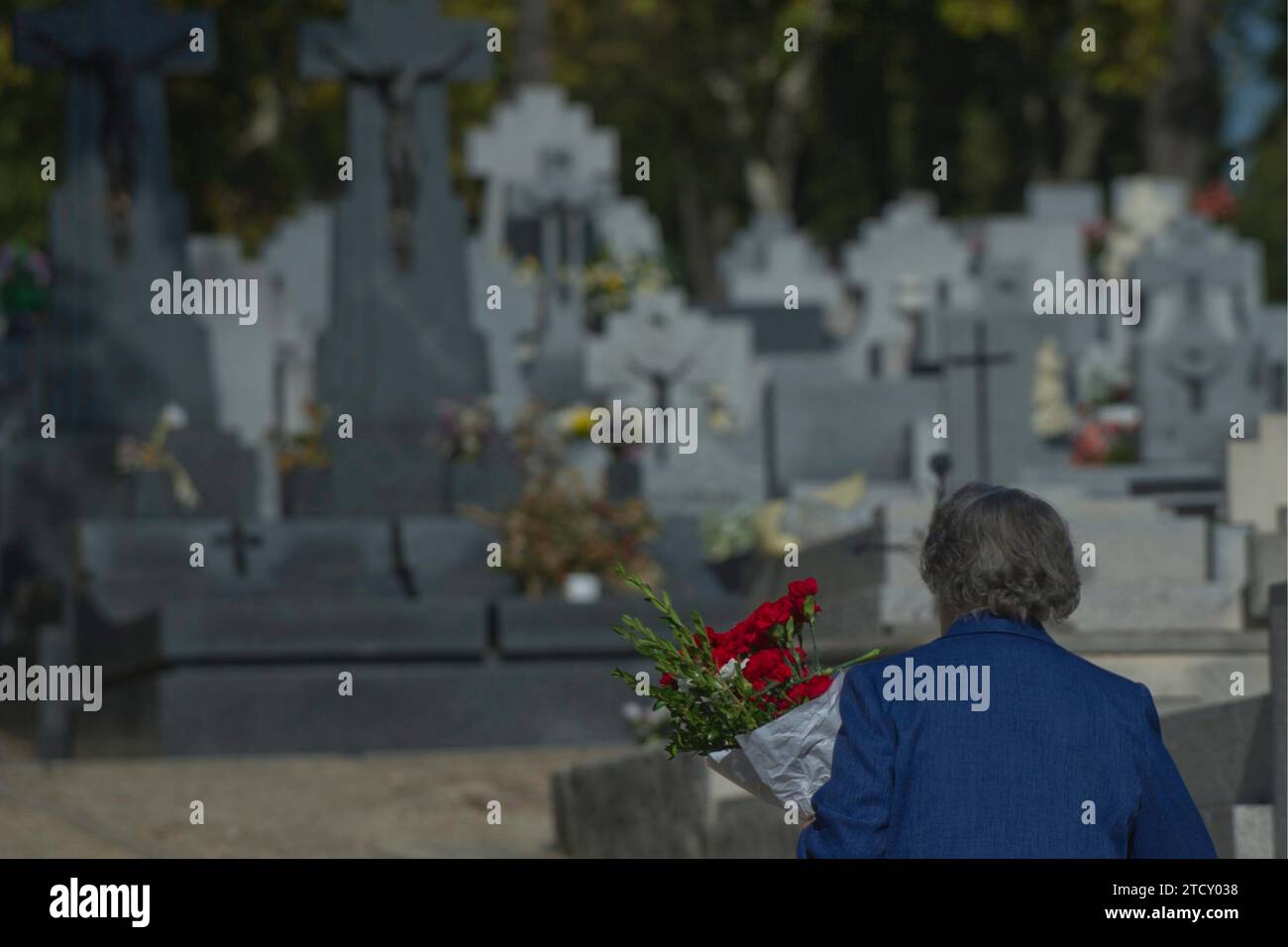 Madrid 10 30 2011 Almudena Cemetery All Saints Day Eve Photo Of Madrid 10 30 2011 almudena cemetery all saints day eve photo of