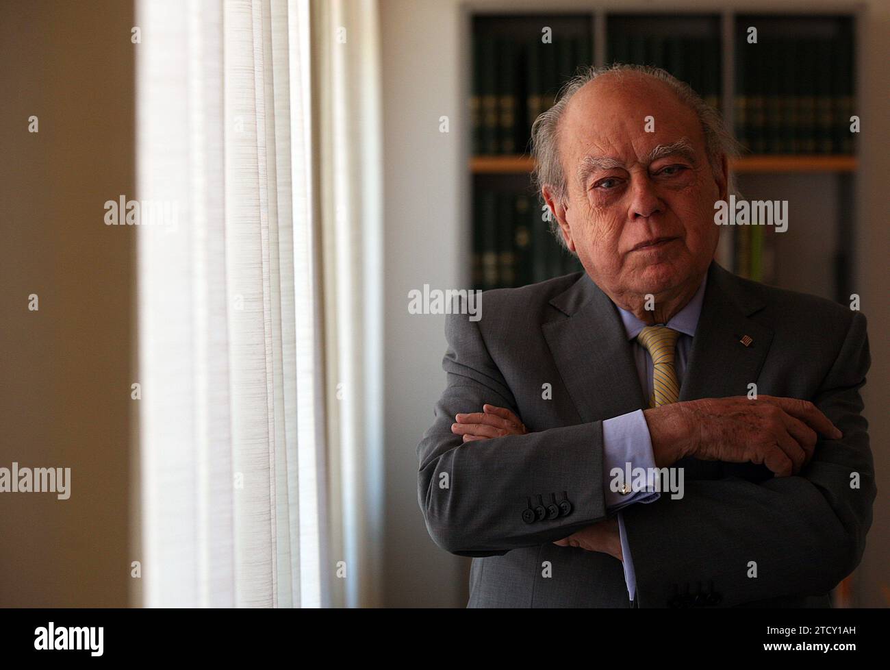 Barcelona...06/16/2010...Interview with the Former President of the Generalitat, Jordi Pujol....Photos Ines Baucells....Archdc. Credit: Album / Archivo ABC / INES BAUCELLS Stock Photo