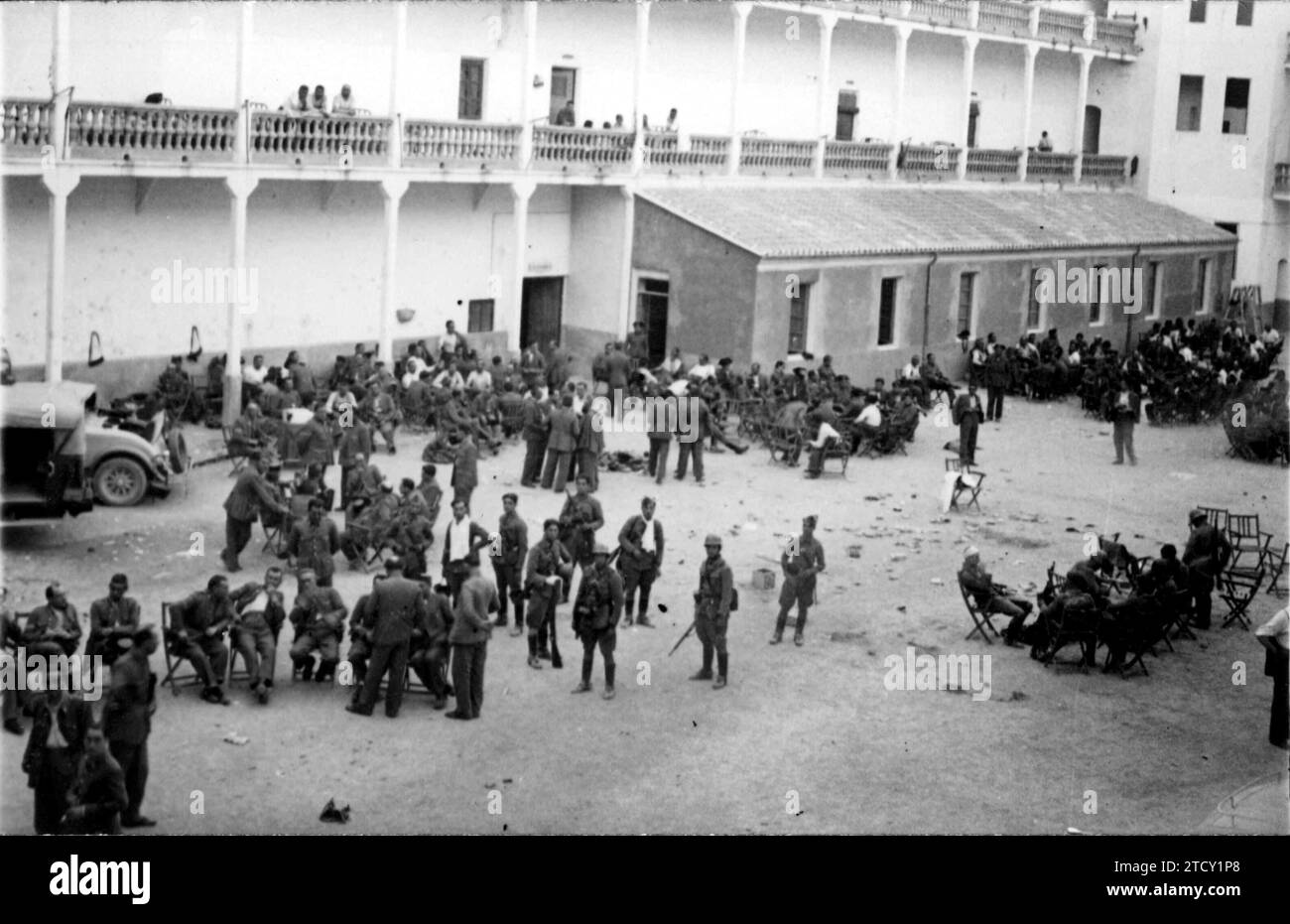 Civil guard barracks Black and White Stock Photos & Images - Alamy