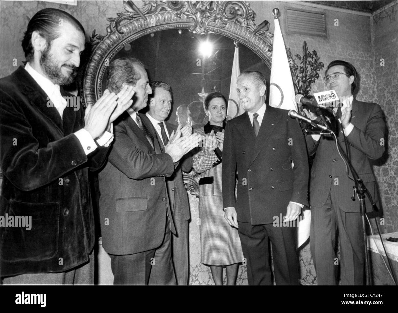 12/31/1969. Tribute to Juan Antonio Samaranch in Barcelona. Credit: Album / Archivo ABC / CARLOS PEREZ DE ROZAS Stock Photo