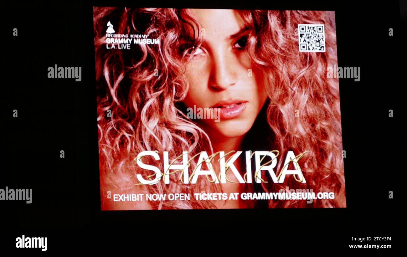 Los Angeles, California, USA 12th December 2023 Shakira Tour Marquee at  Crypto.com Arena at LA Live in Downtown Los Angeles on December 12, 2023 in  Los Angeles, California, USA. Photo by Barry