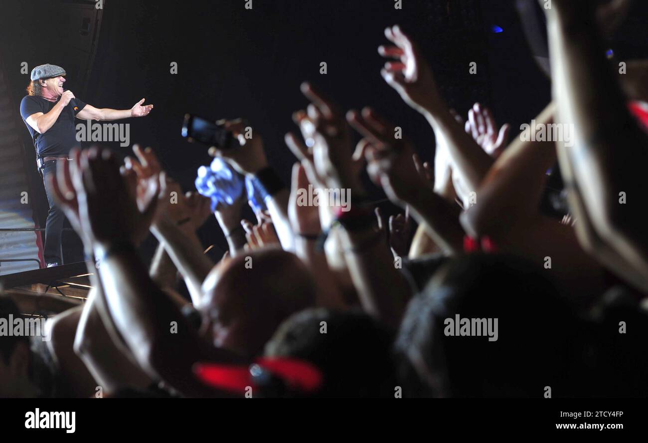 Madrid, 05/31/2015. Ac Dc concert at the Vicente Calderón stadium ...