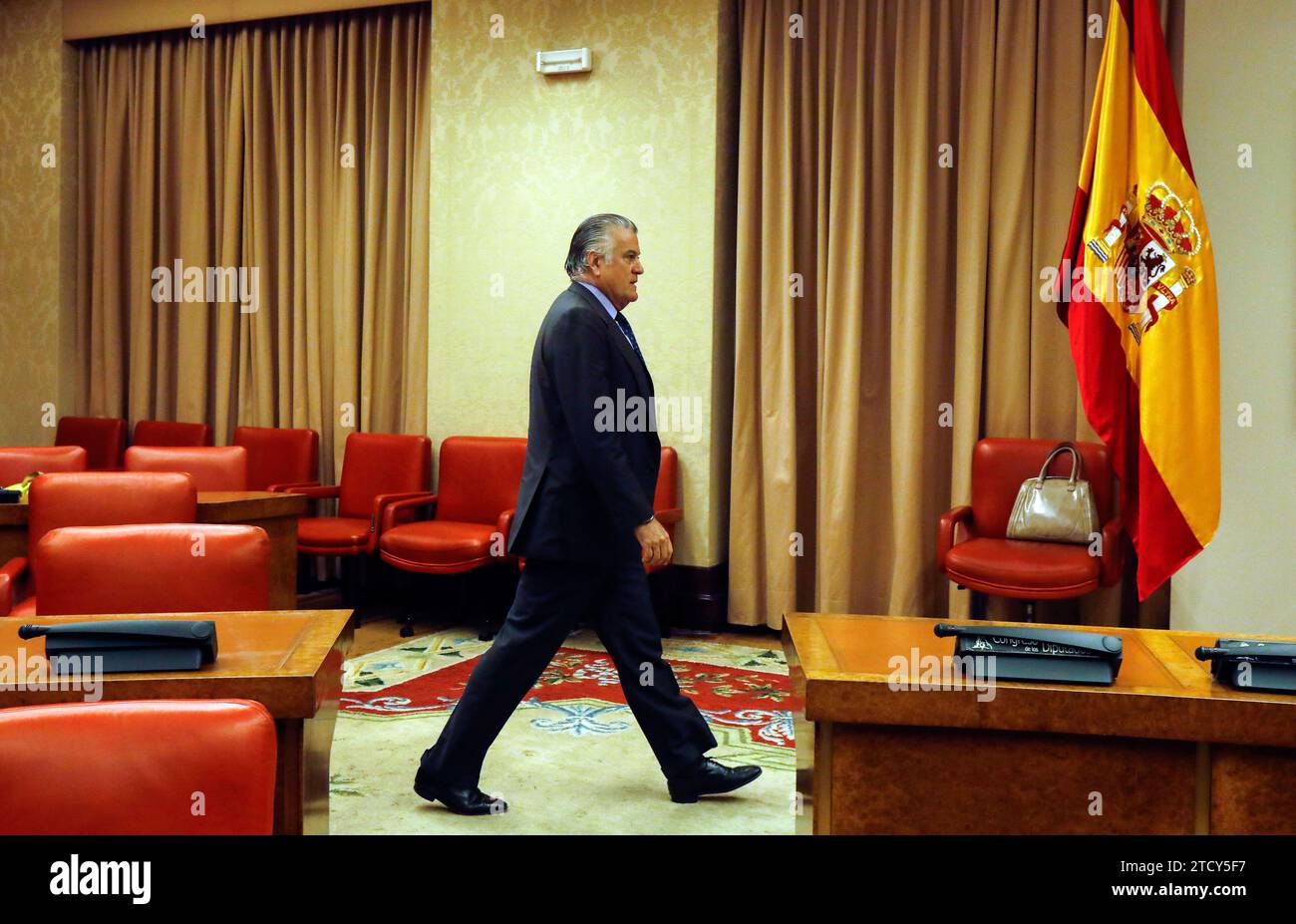 Madrid, 06/26/2017. Luis Bárcenas appears in the Commission of