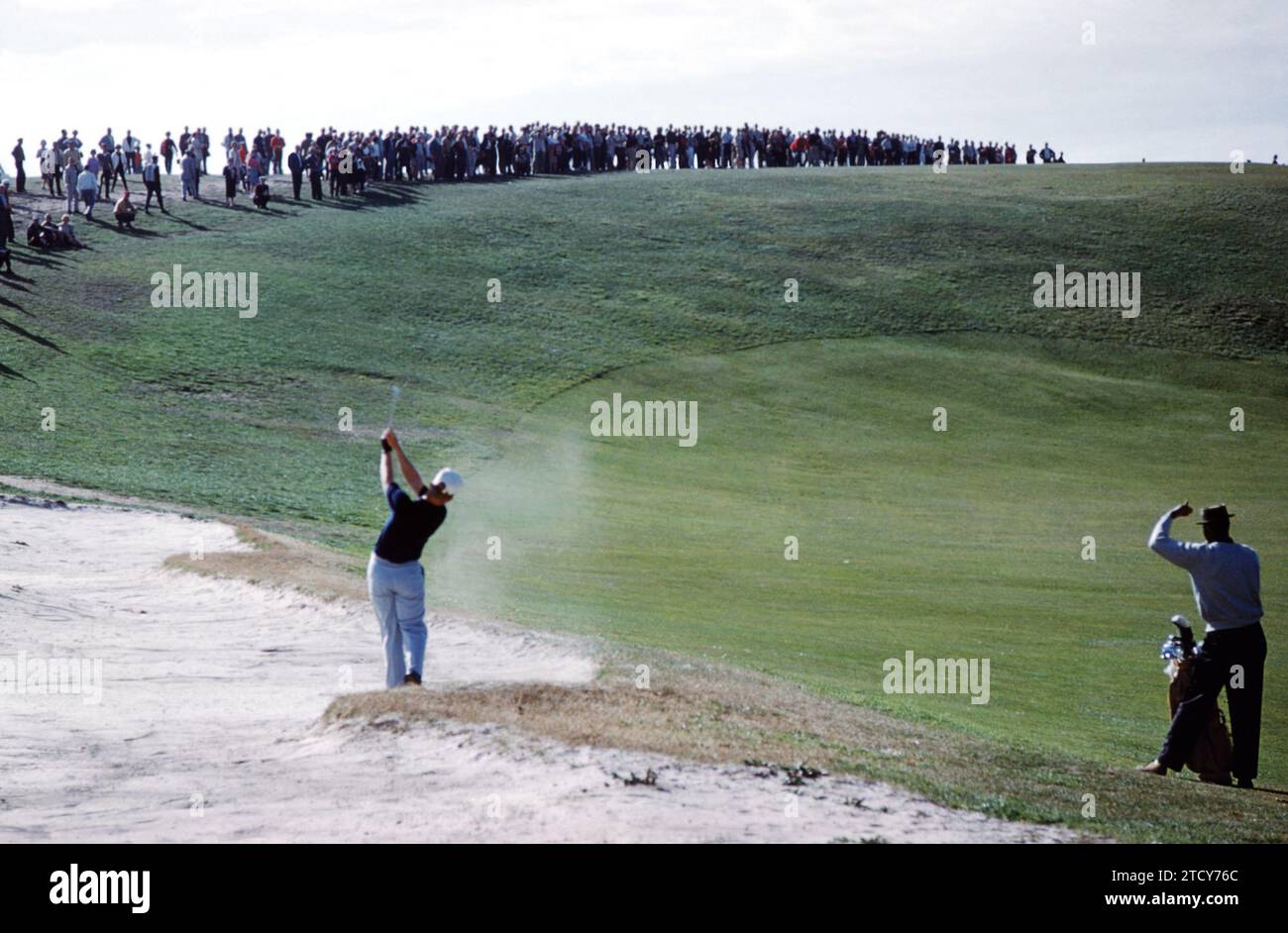 PEBBLE BEACH, CA JANUARY 19 General view as an unidentified player