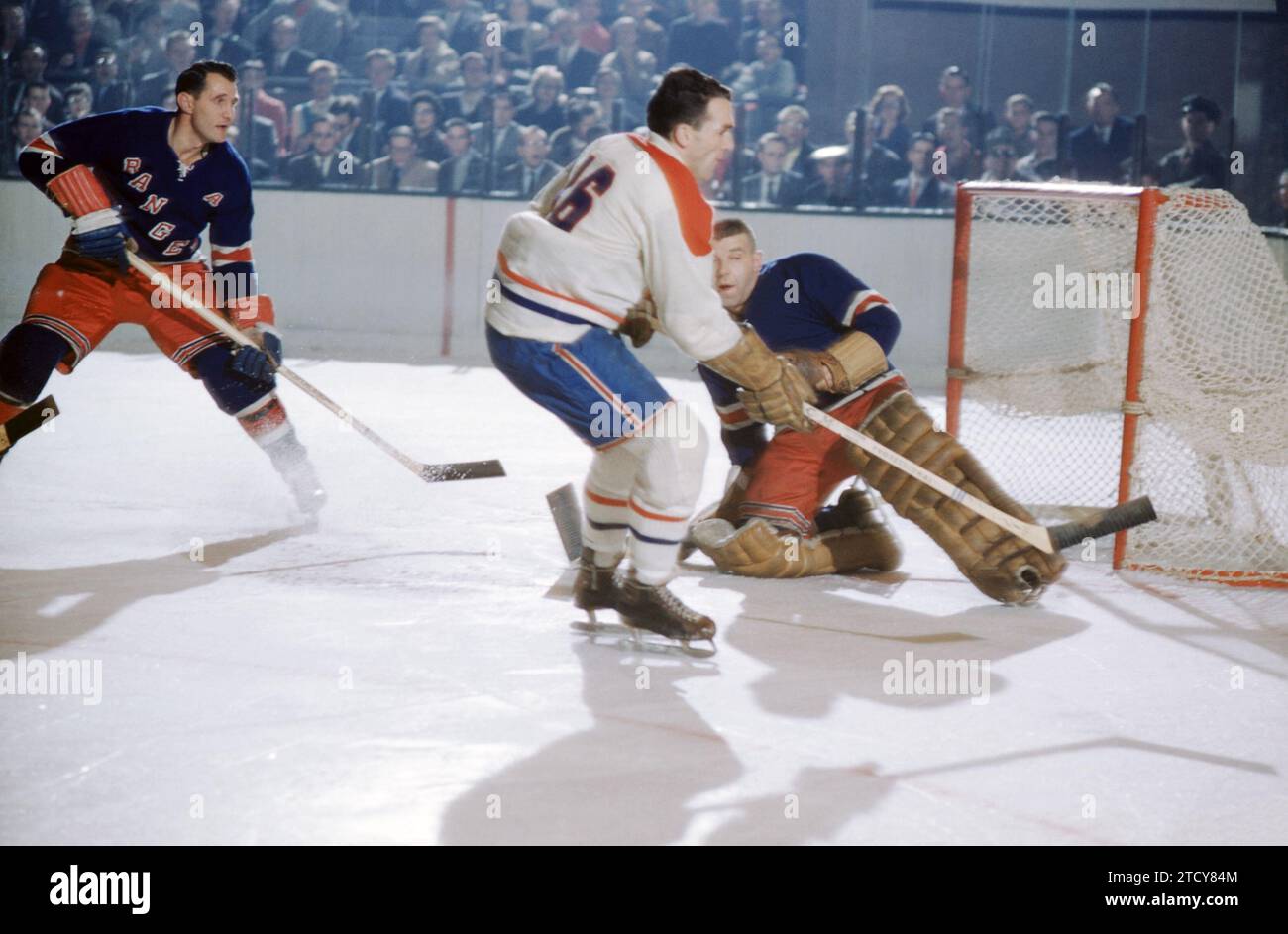 NEW YORK, NY - OCTOBER 27: Henri Richard #16 of the Montreal Canadiens ...