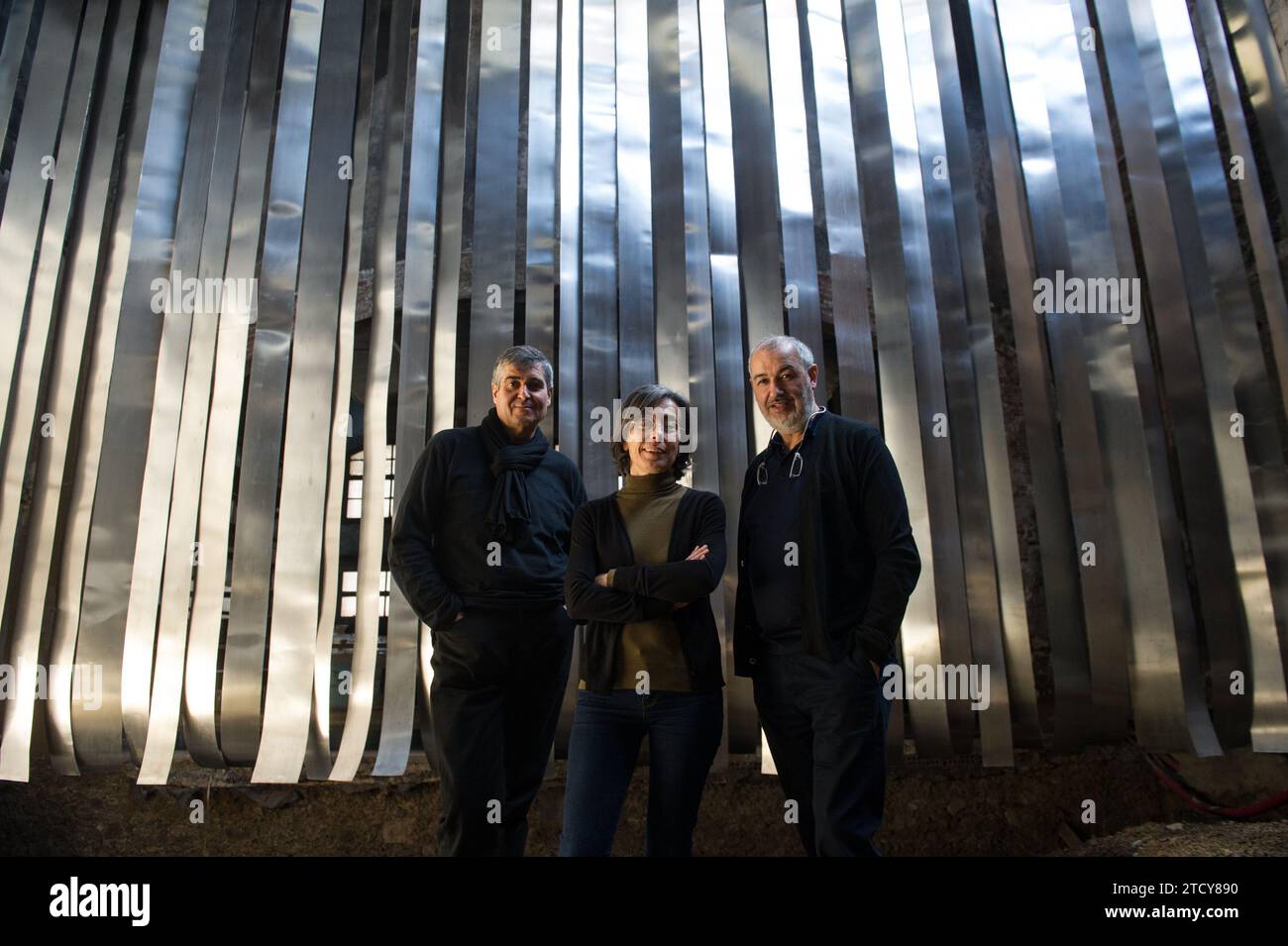 Olot (Gerona), 03/01/2017. Architects Rafael Aranda, Carme Pigem and ...