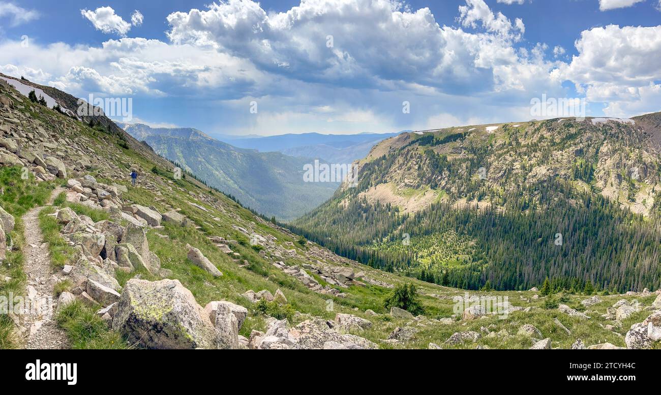 Expansive views from North Inlet Trail captivate hikers with the rugged 