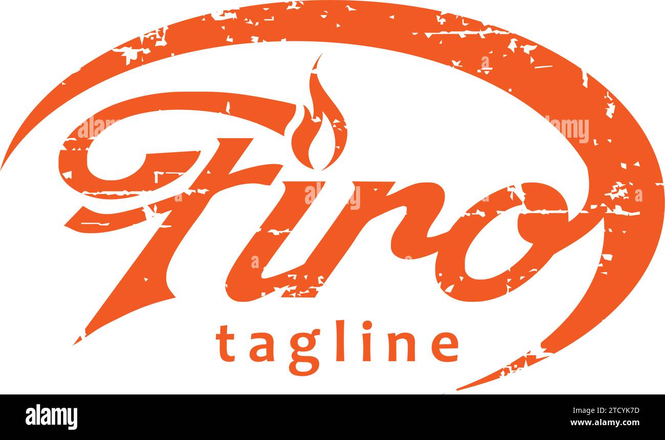 Firo Fire logo. Fire Icon vector Stock Vector