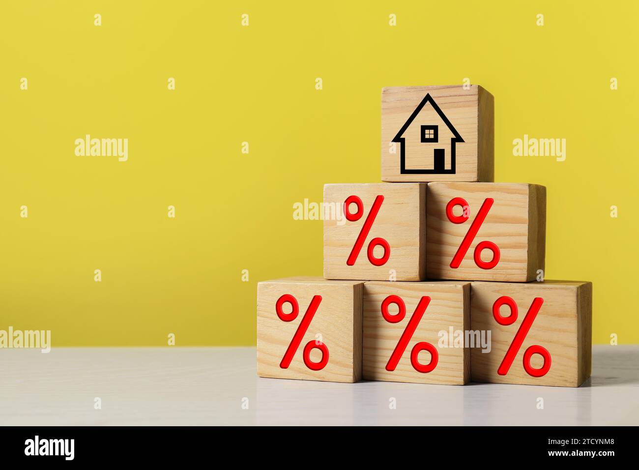 Icon house percent hi-res stock photography and images - Alamy