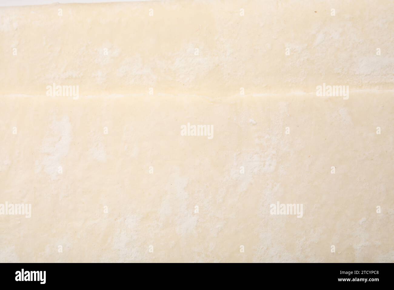 Raw puff pastry dough as background, top view Stock Photo - Alamy