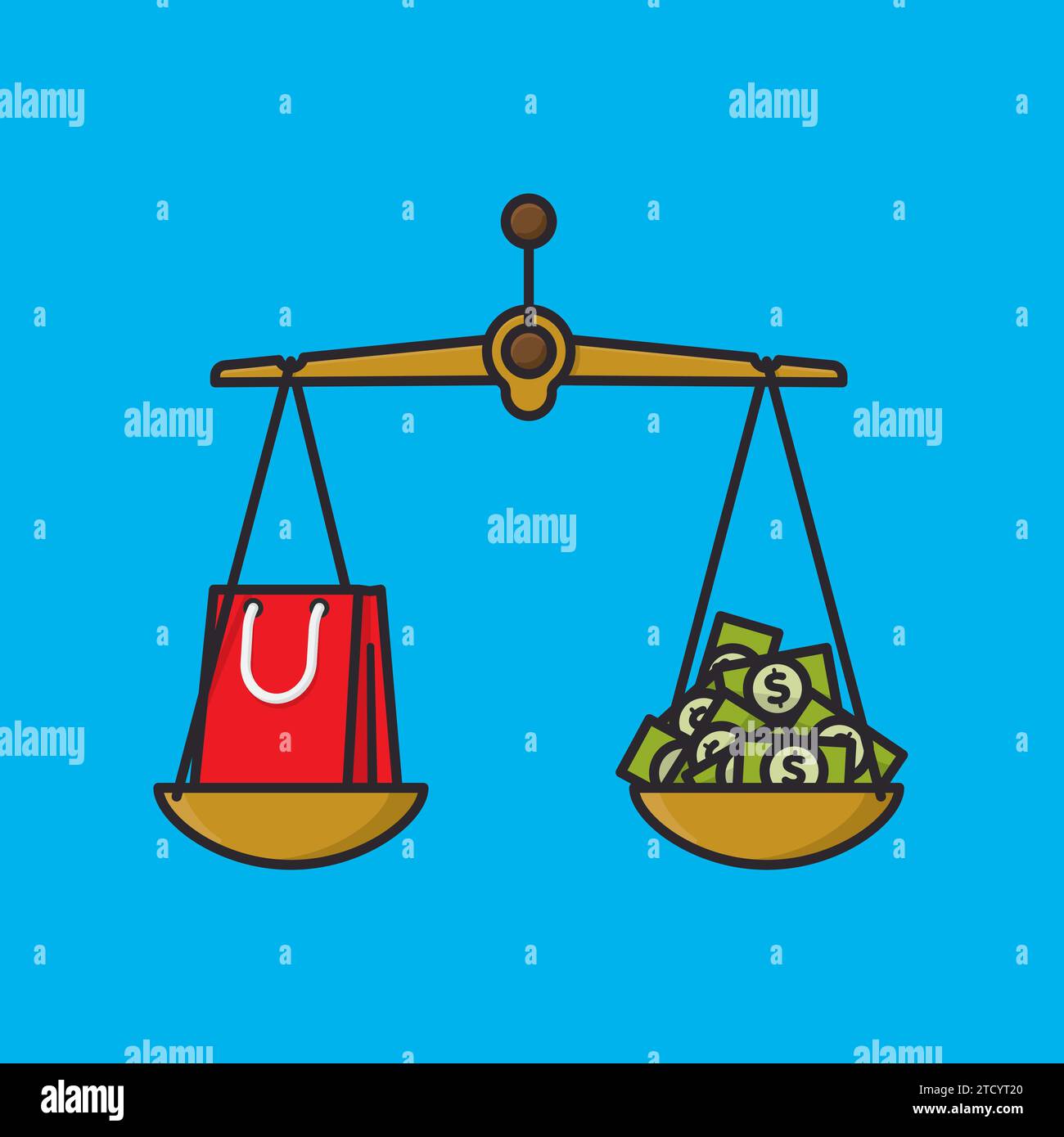 Weighing scales with dollars and drugs Stock Photo - Alamy