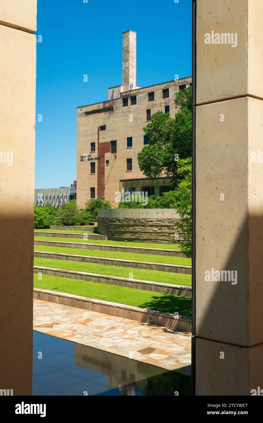 Oklahoma City National Memorial in summer Stock Photo - Alamy