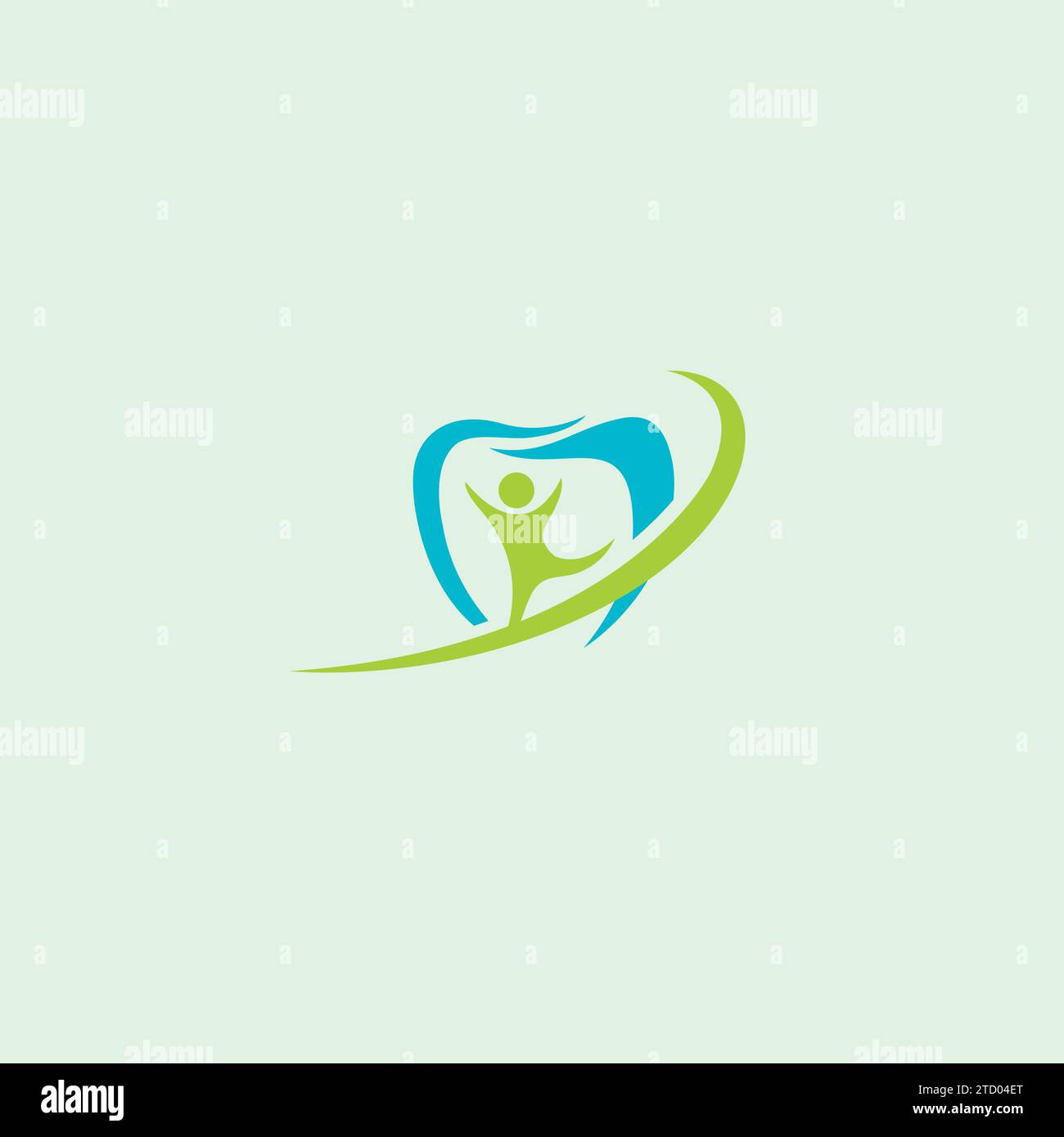 healthy child dental logo. Dental Clinic logo Stock Vector