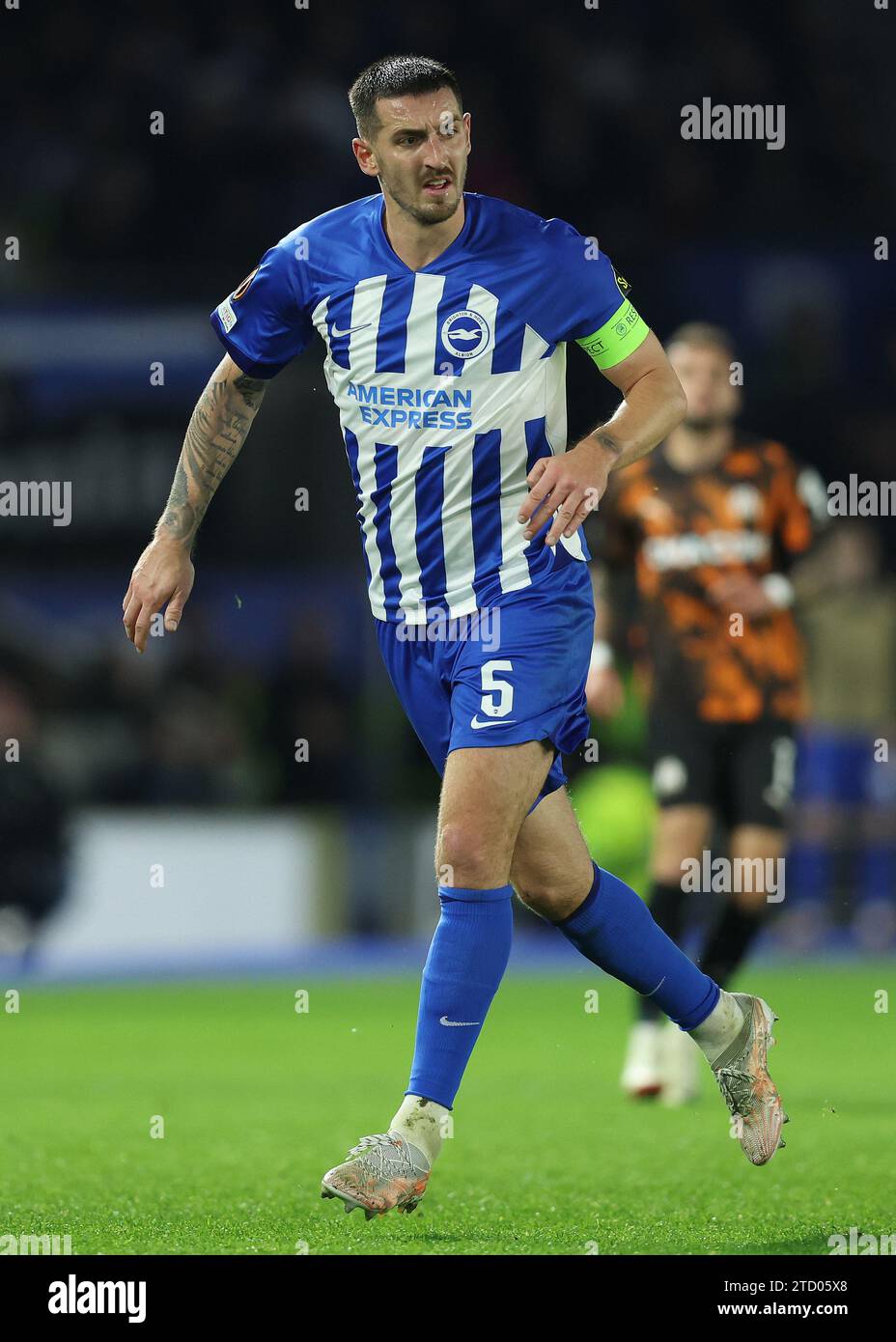 Brighton and Hove, England, 14th December 2023. Lewis Dunk of Brighton ...