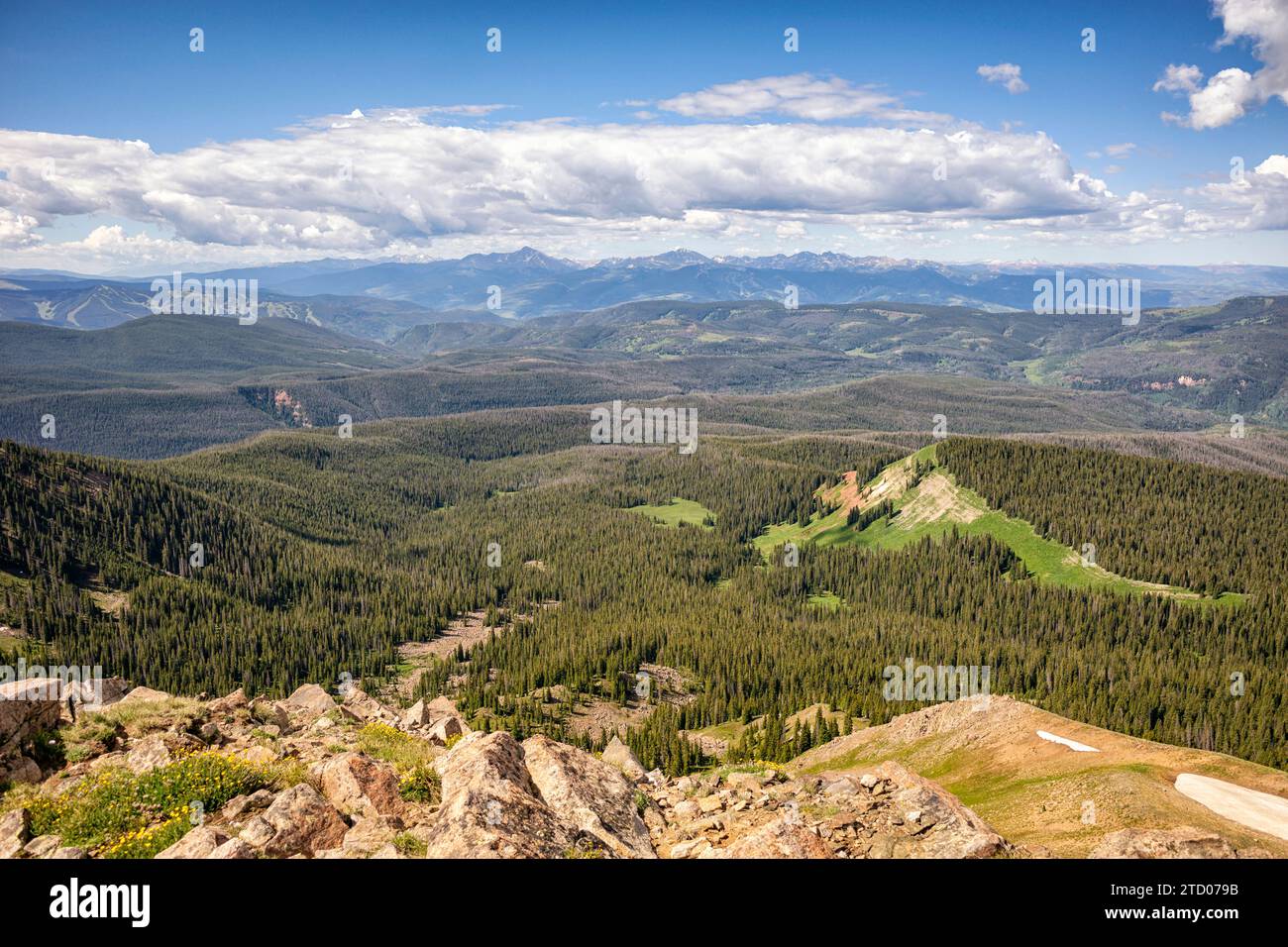 High country in the Eagles Nest Wilderness, Colorado Stock Photo