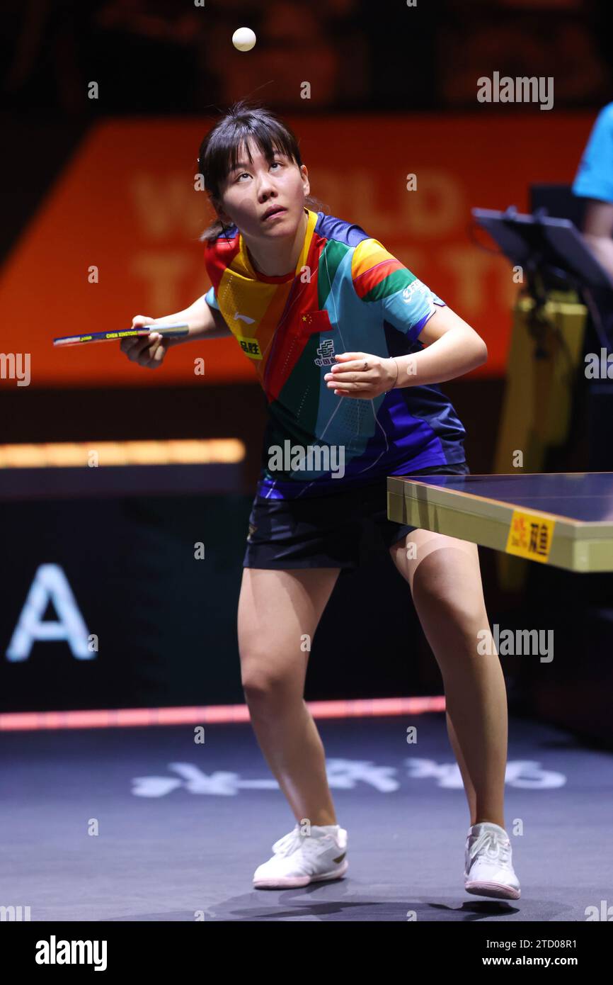 CHEN Xingtong (CHN), DECEMBER 15, 2023 Table Tennis WTT Finals Women Nagoya 2023 Women's