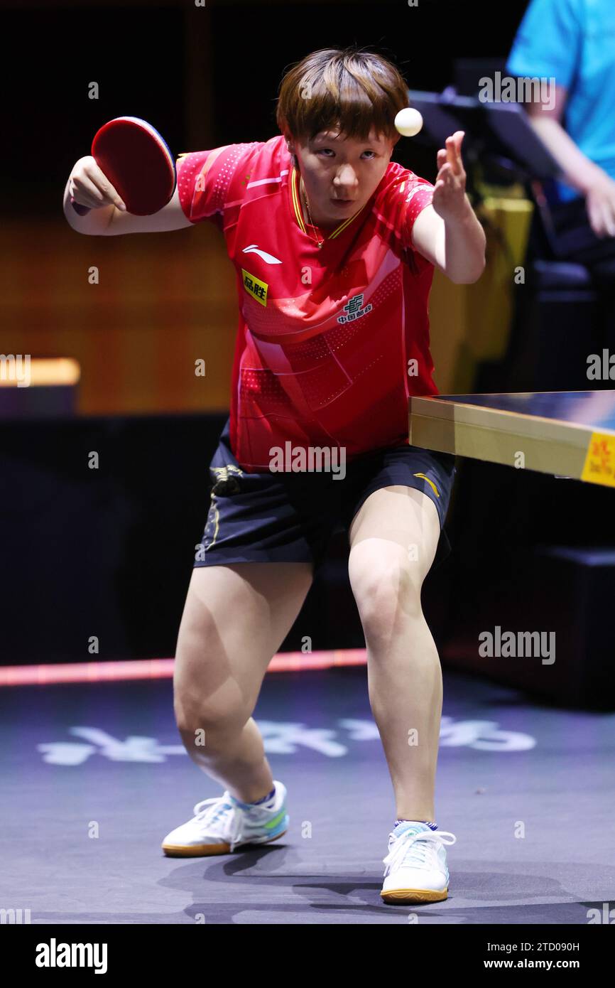 WANG Manyu (CHN), DECEMBER 15, 2023 Table Tennis WTT Finals Women Nagoya 2023 Women's