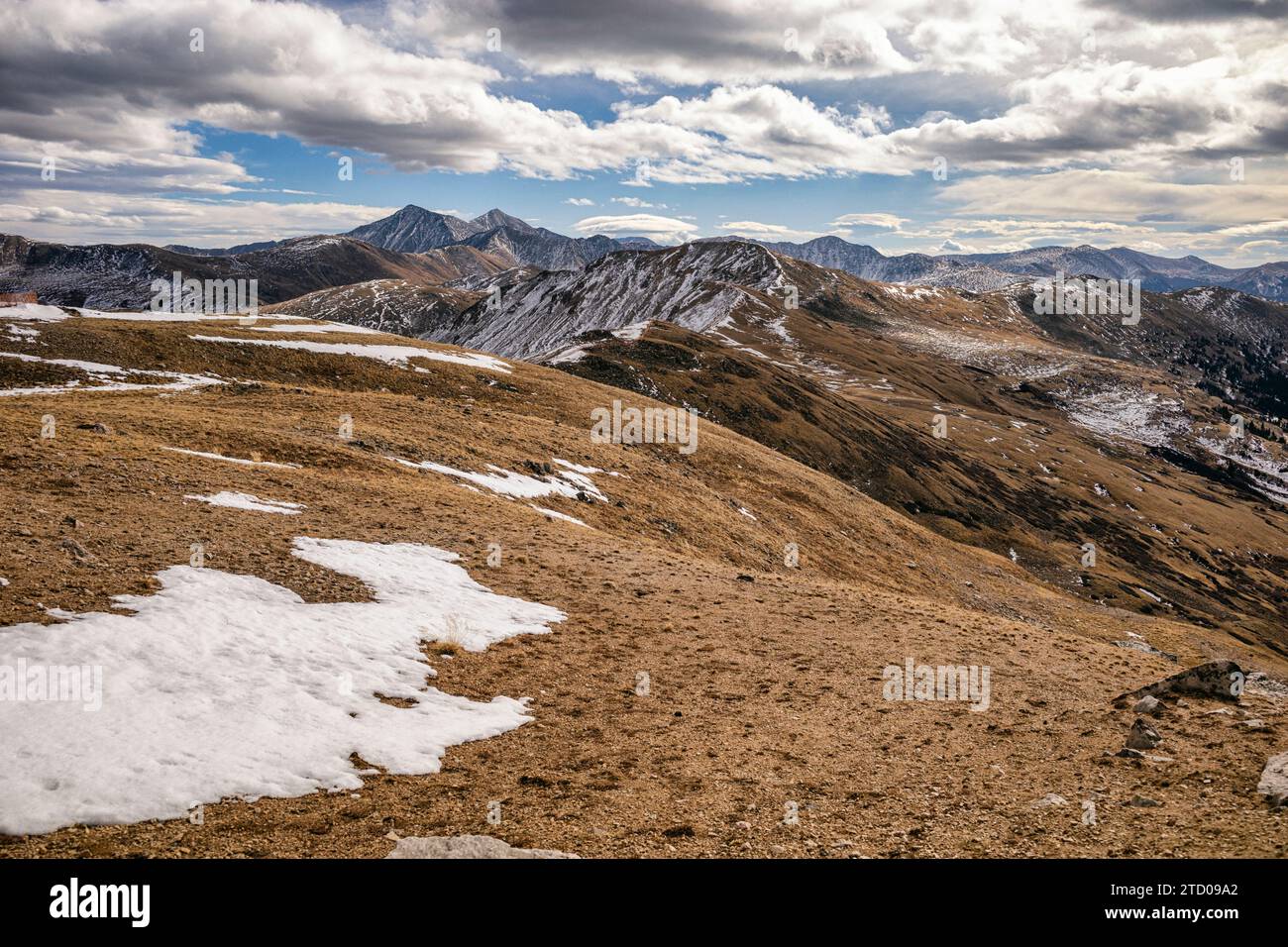 November landscape near Loveland Pass, Colorado Stock Photo