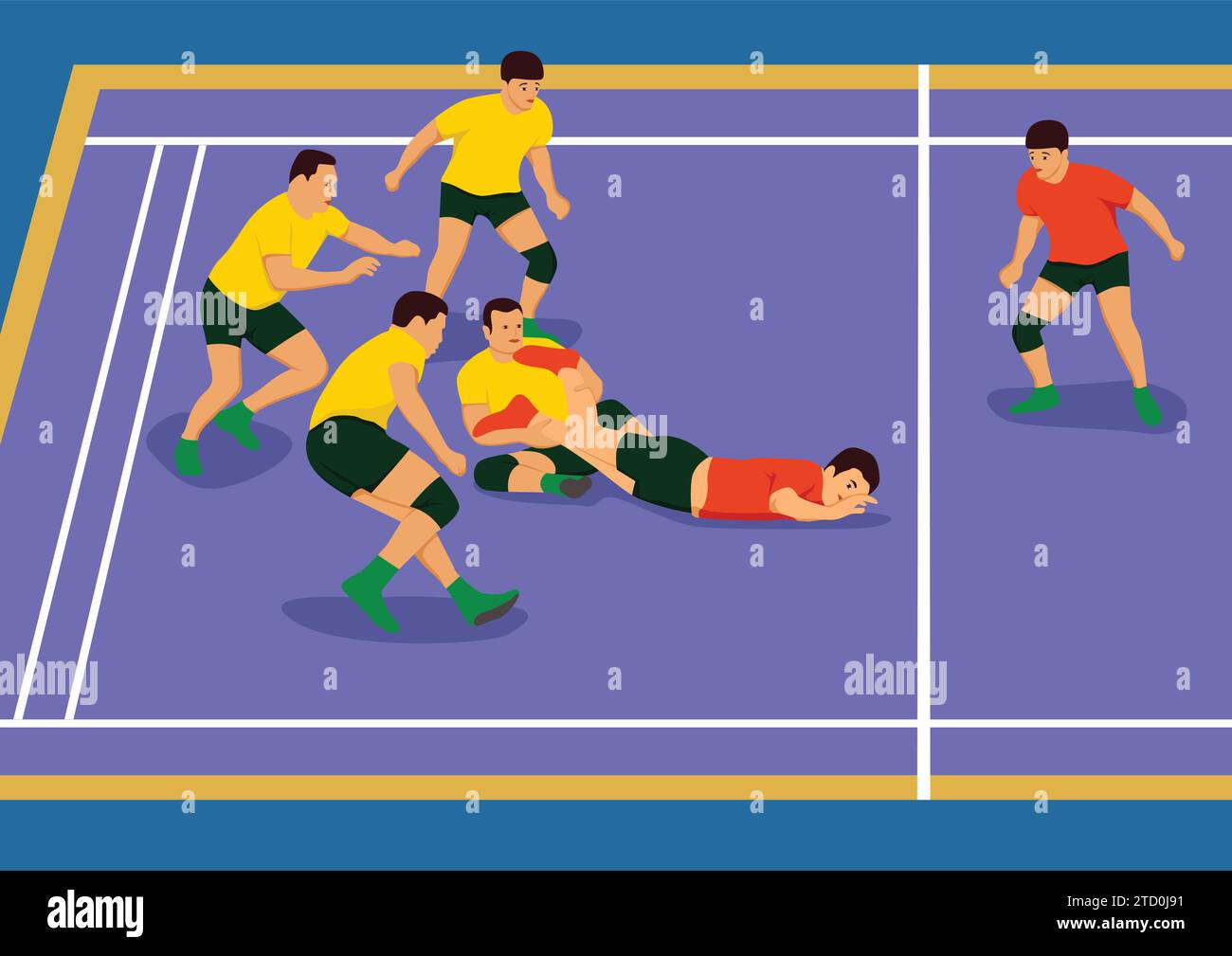 Kabaddi Match Stock Vector Images Alamy kabaddi-match-stock-vector-images-alamy
