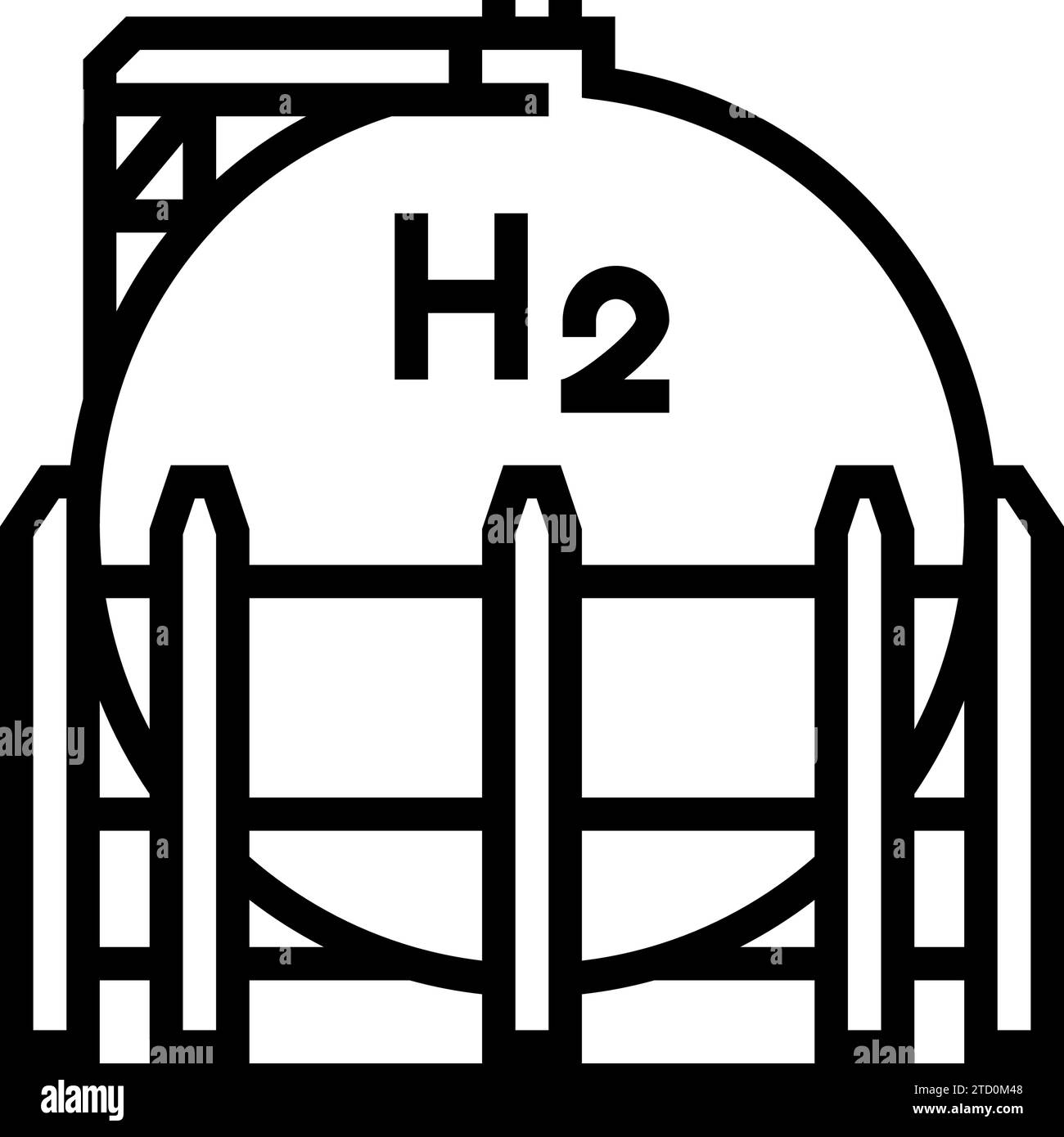 hydrogen-tanks-cut-out-stock-images-pictures-alamy