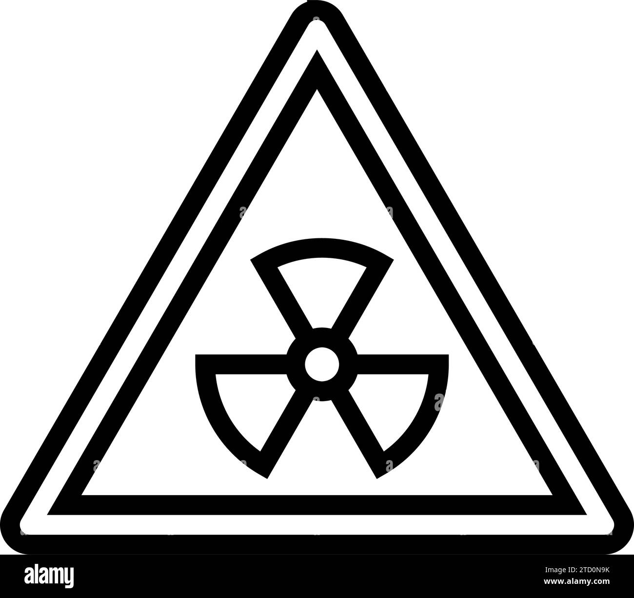 safety nuclear energy line icon vector illustration Stock Vector Image