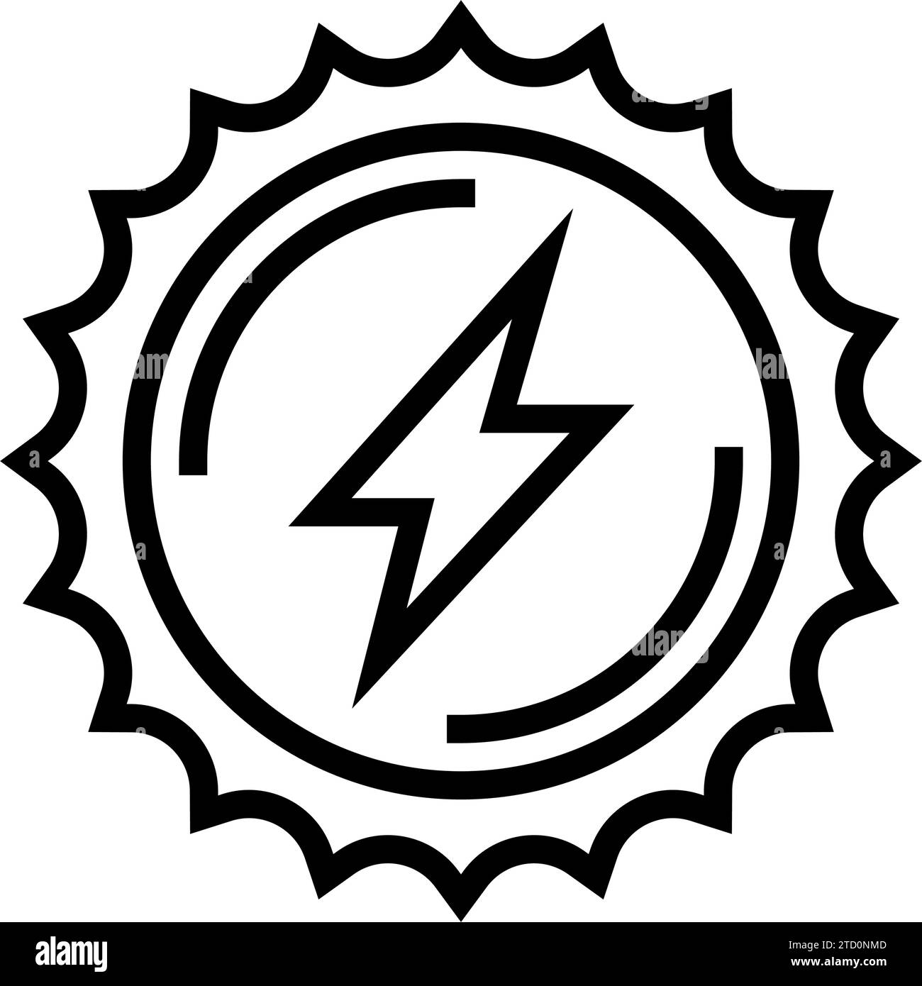 clean energy solar panel line icon vector illustration Stock Vector ...