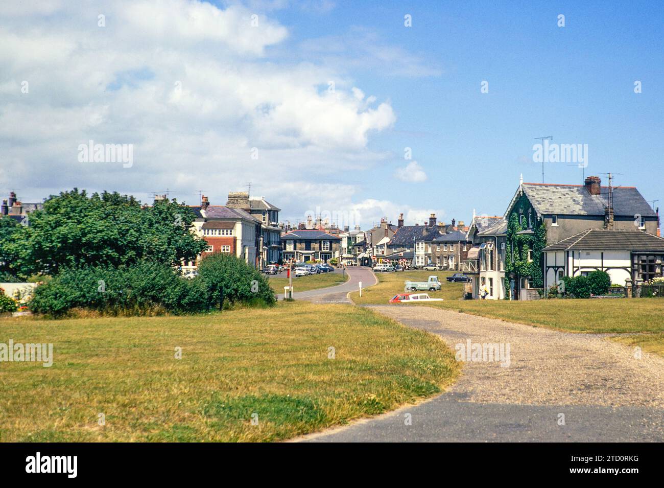 Queen Street, Southwold, Suffolk, England, UK July 1971 Stock Photo
