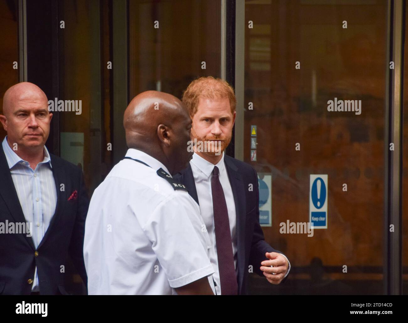 London, UK. 6th June 2023. Prince Harry leaves the High Court, Rolls