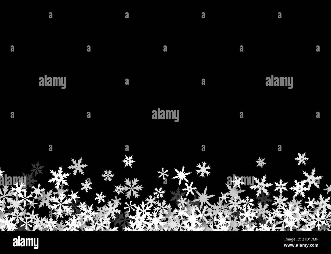 Christmas background with falling snowflakes. Winter holiday background ...