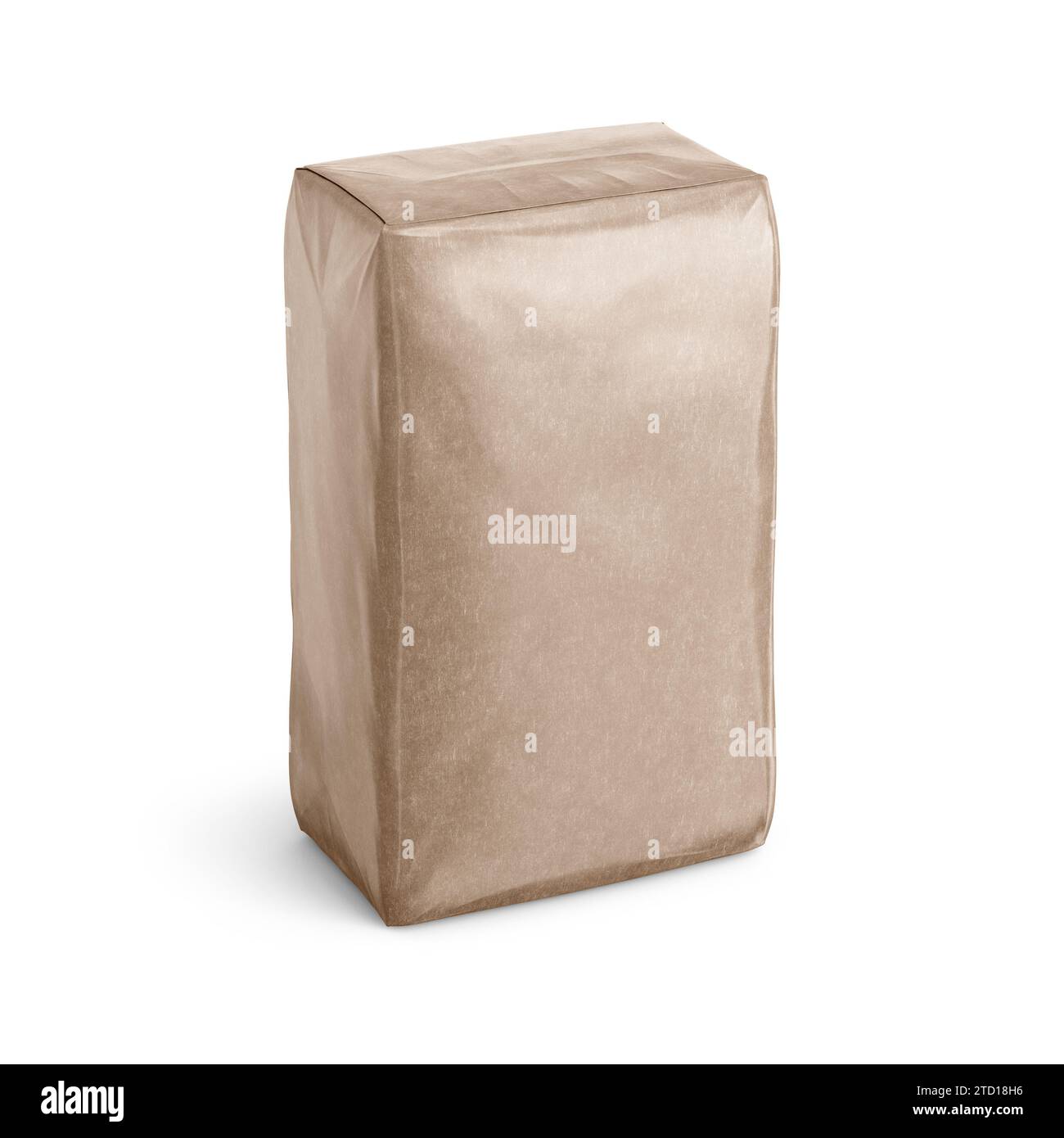Cement Paper Bag Mockup 3D rendering Stock Photo - Alamy