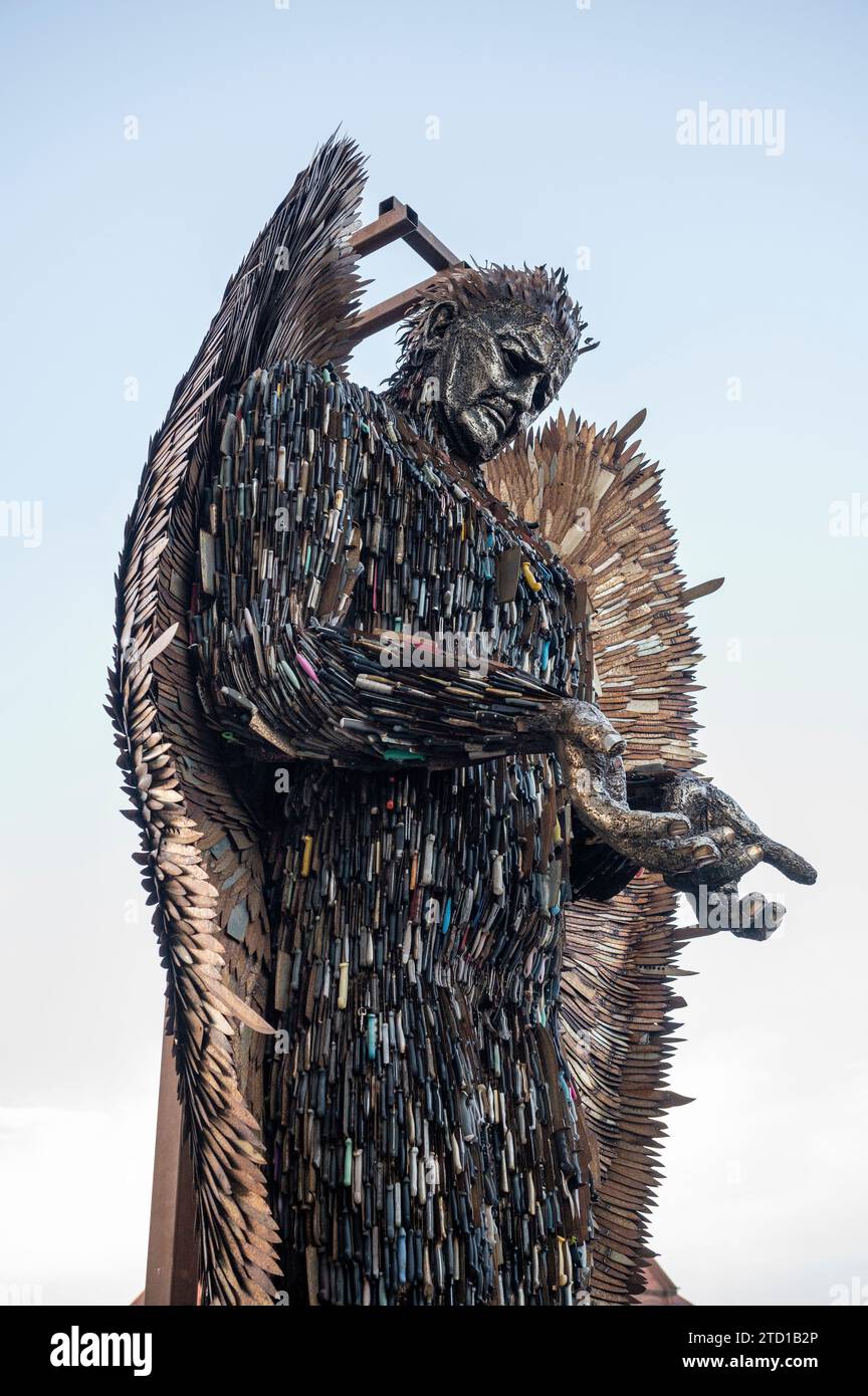 The Knife Angel sculpture, Walsall, UK Stock Photo Alamy