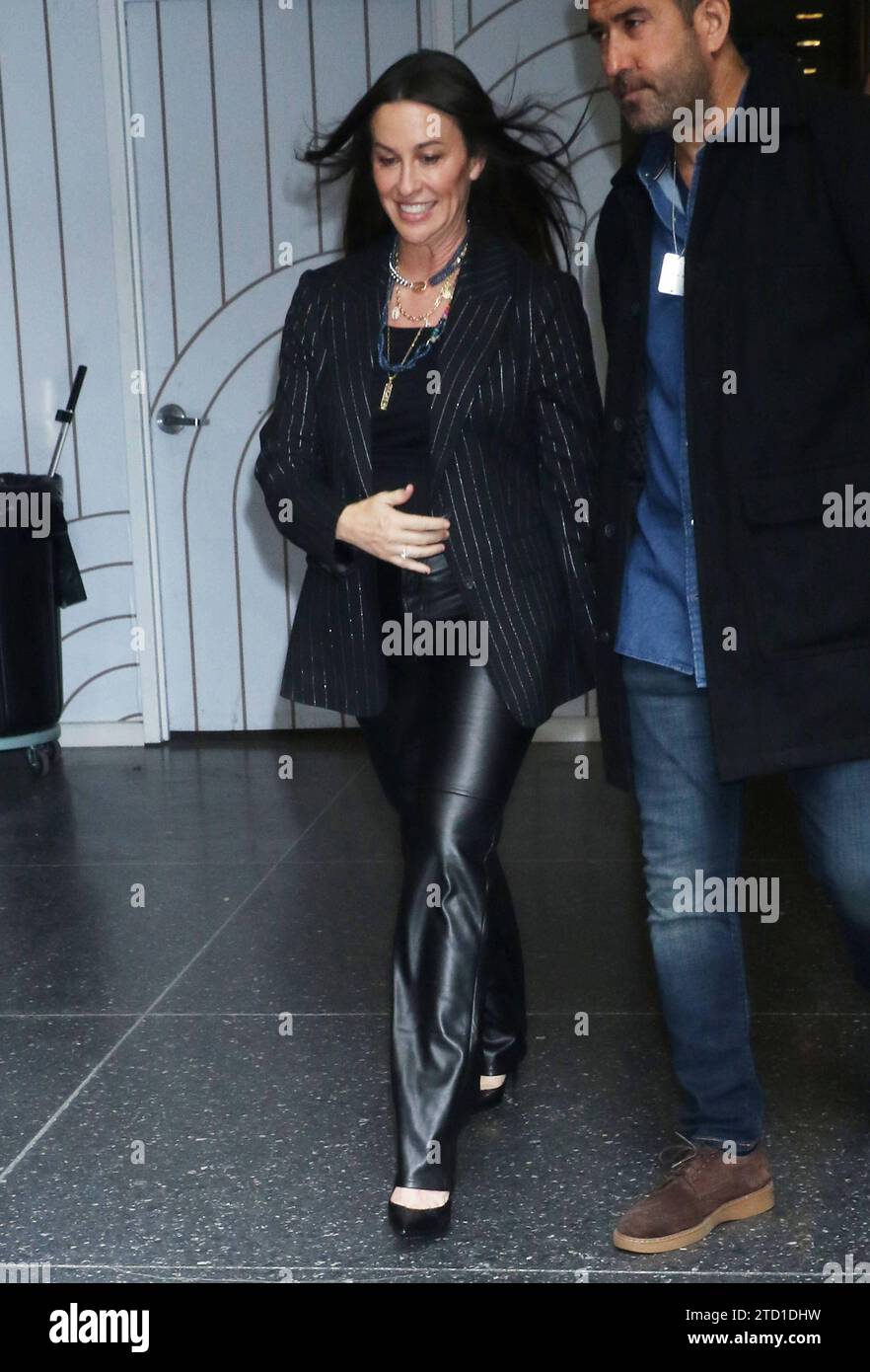 NEW YORK, NY- DECEMBER 14: Alanis Morissette seen at NBCs Today on