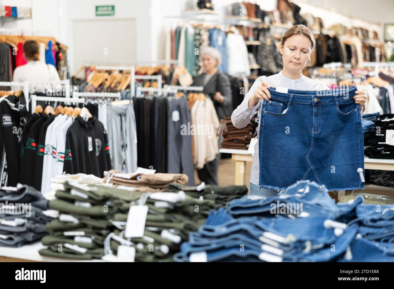 Denim skirt hi-res stock photography and images - Page 13 - Alamy