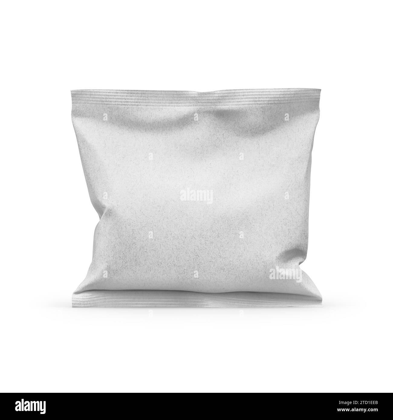 Bagged Rendering Bag Food Packaging Mockup 3D Rendering on White Background Stock Photo ...