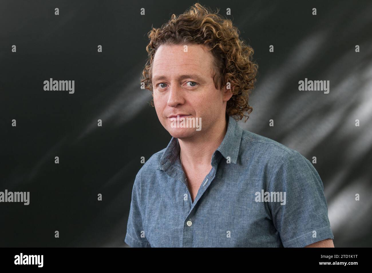 Scottish chef Tom Kitchin attends a photocall during the Edinburgh International Book Festival on August, 2017 in Edinburgh, Scotland. Stock Photo