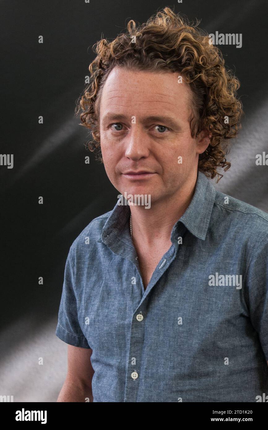 Scottish chef Tom Kitchin attends a photocall during the Edinburgh International Book Festival on August, 2017 in Edinburgh, Scotland. Stock Photo