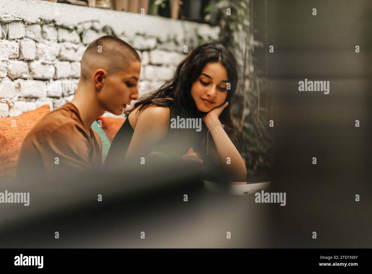 High School Students Enjoying Free Time and Networking After Classes at