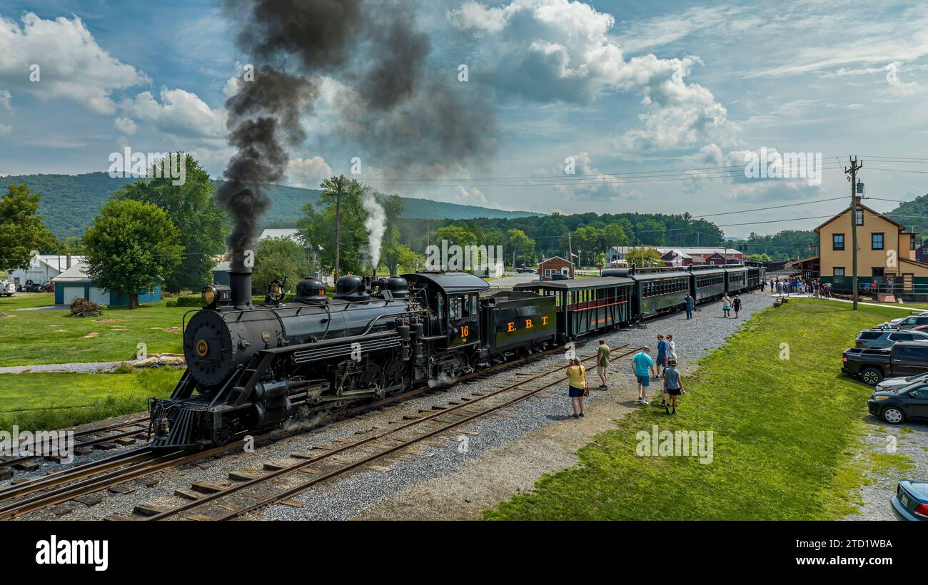 Rockhill Furnace, Pennsylvania, August 5, 2023 An Aerial View of a