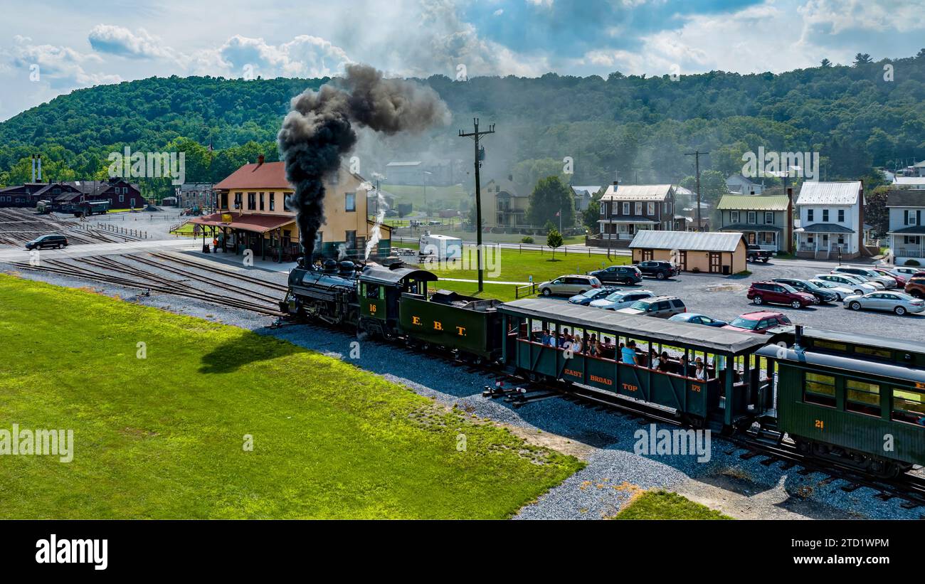 Rockhill Furnace, Pennsylvania, August 5, 2023 An Aerial View of a