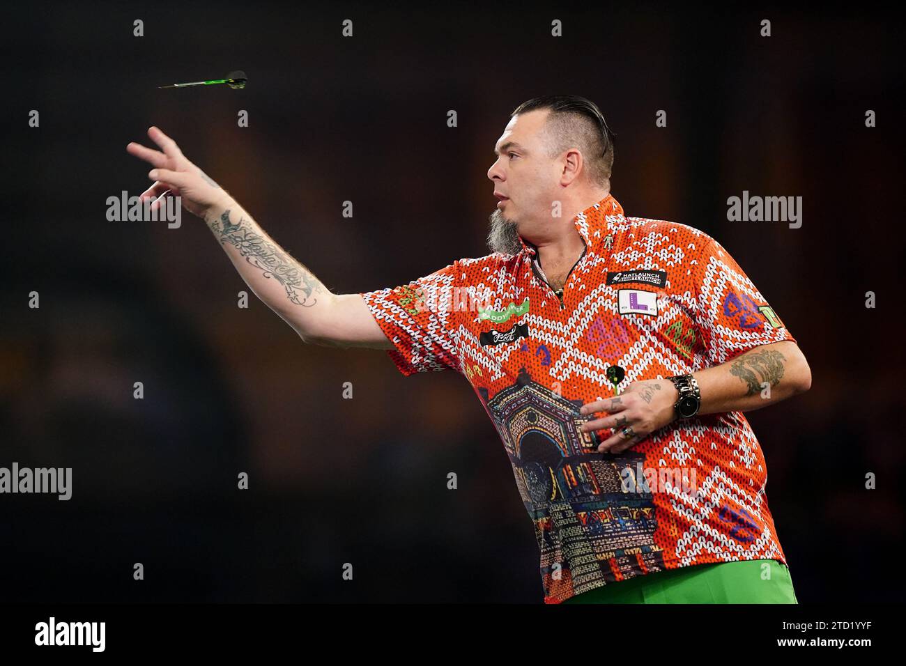 Stowe Buntz in action against Kevin Doets (not pictured) on day one of 