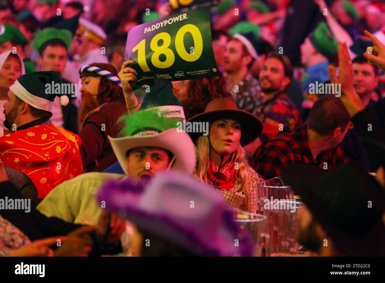15th December 2023, Alexandra Palace, London, England; 2023/24 PDC Paddy Power World Darts