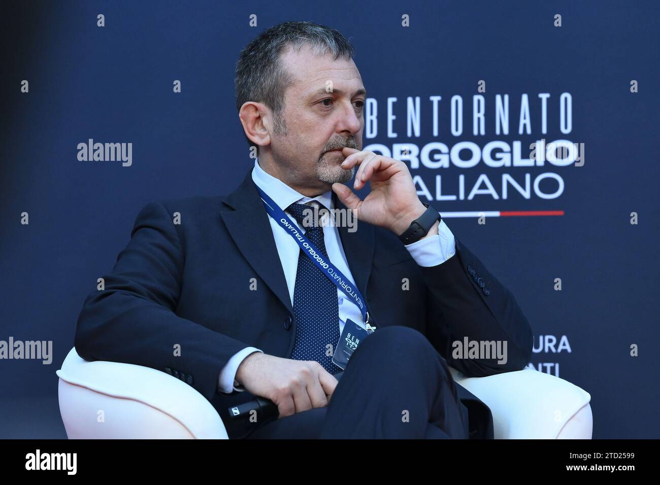 Andrea Delmastro Delle Vedove during Atreju 2023 Orgoglio Italiano